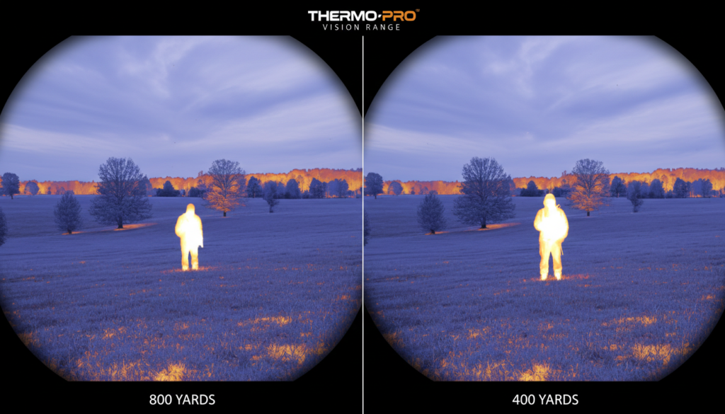 thermal monocular range