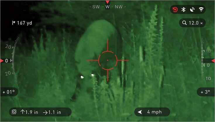 monocular térmico para caza de jabalíes