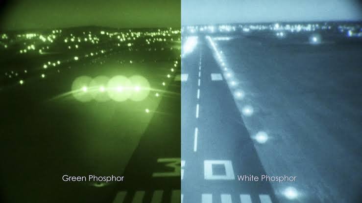white phosphor night vision